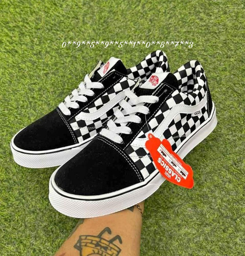 Zapatos Vans Checkerboard Old Skool