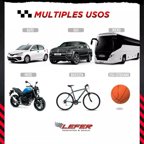 Imagen 6 de 10 de Compresor De Aire 12v Digital Linterna Led Auto Moto