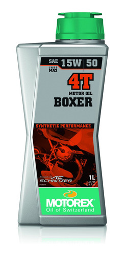 Aceite Motorex Boxer 4t 15w50 1lt 10