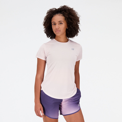 Playera New Balance Accelerate Short Sleeve Para Mujer