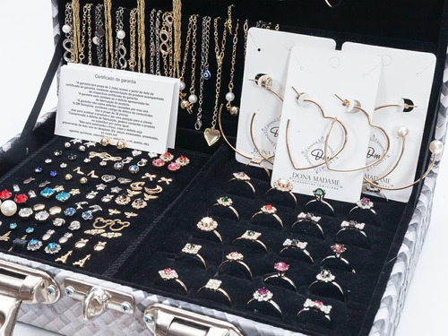 Semi Joias Atacado 30pçs Folheadas Ouro 18k E Prata Revender