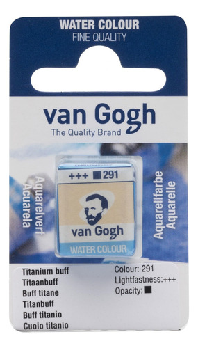 Aquarela Talens Van Gogh Half Pan 291 Titanium Buff