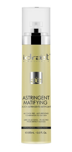 Astringente Matificante Idraet Astringent Matyfyng 195ml