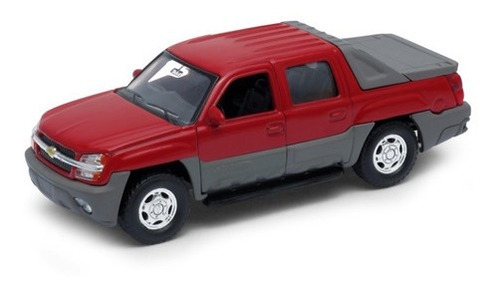 Welly 1:34 2002 Chevrolet Avalanche Rojo 42314cw