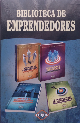 Emprendedores. Biblioteca .4 Libros .