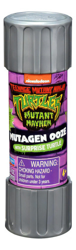 Tortugas Ninja Slime En Tubo + Figura Sorpresa Ooze Mutagen