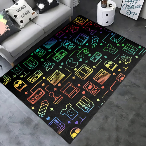 Fjkjhkgj Alfombra Gamer Para Habitacion Niño Controlador 4 X