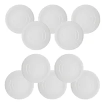 Comprar Plato Té 15cm Tsuji Línea Recta 450 Porcelana Blanca X12 Uni