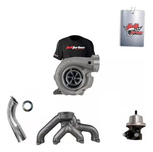 Kit Turbo Parcial Vw Ap C/ Turbina Mp Apl R4449 .58 Puls.