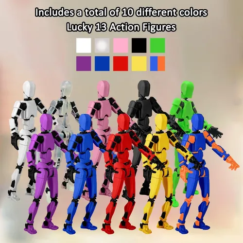 Set De Figuras De Acción Bvvli T13 Lucky Titan 13 Con Acceso