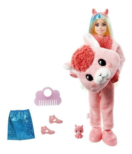 Barbie Conejo Cutie Reveal 10 Sorpre Felpa Cambia De Color 