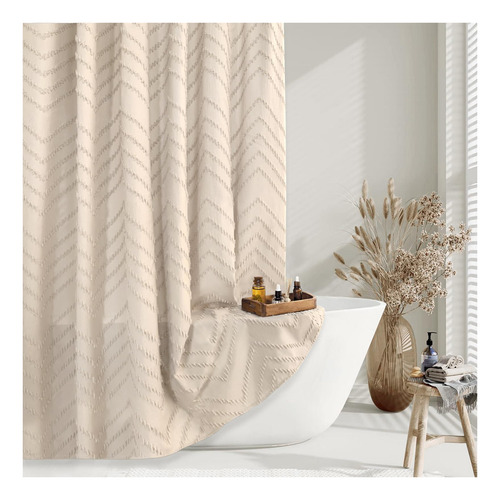 Turkio Cortina De Ducha Boho Beige 72 X 72 Cortina De Ducha