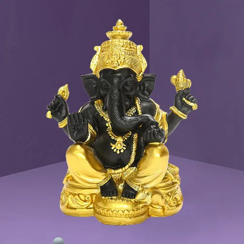 Estatuilla Rara De Ganesha Elefante Dios Buda Decorativa