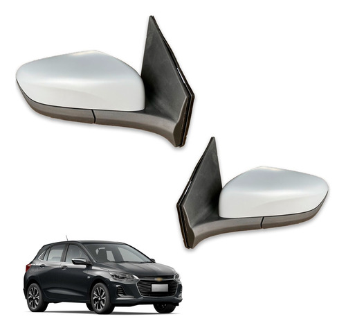 Par Retrovisor Elétrico Onix Plus 2020/2023 C/sensor Metagal