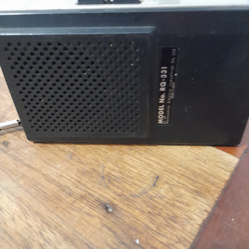 Gravador Cassette National Panasonic Rq 331 Não Funciona (Usado)