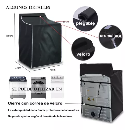 Funda Protector Cubre Lavadora/secadora Impermeable Cuadrada –