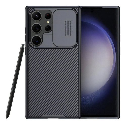 Carcasa Nillkin Camshield Pro Para Samsung Galaxy S24 Ultra 1 Unidad Negro