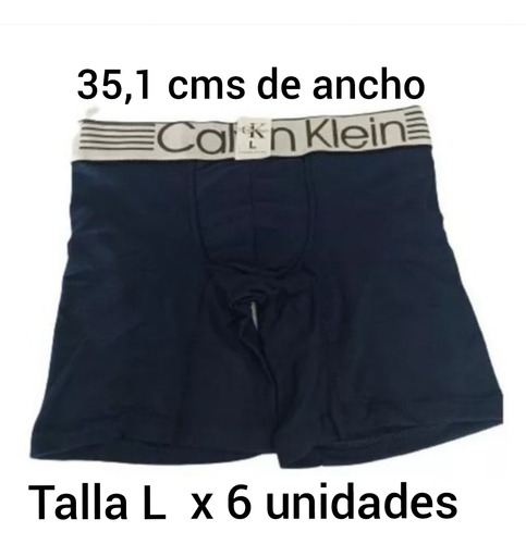 Bóxer Calvin Klein Talla L Por 6 Unidades