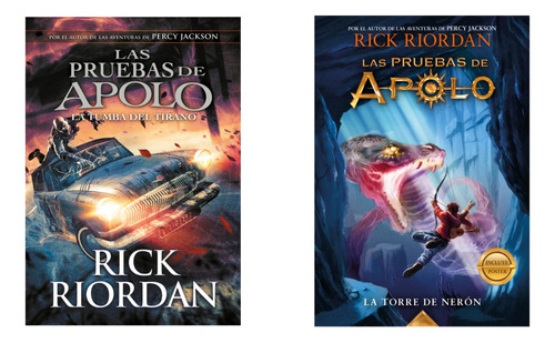 Pruebas De Apolo 4 Y 5 - Rick Riordan - Montena - 2 Libros
