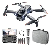 Comprar Mini drone LSRC Motor sem escova câmera dupla 4K cabeça para evitar obstáculos S1s versão de 2 baterias con cámara 4K negro 2.4GHz 2 baterías