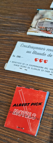 Set Caja De Fosforos Cerillas Antiguos (Usado)