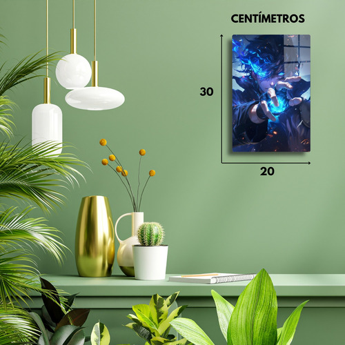Colección Cuadros Solo Leveling Metal + Soporte 20x30 Poder