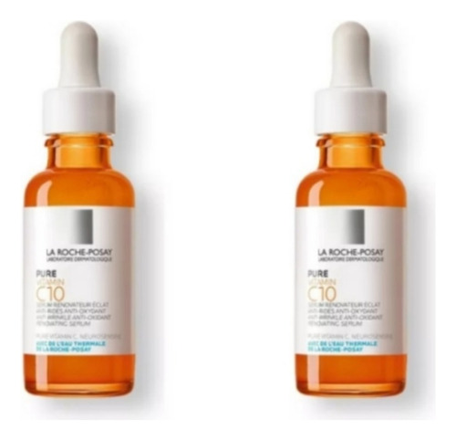 2pcs Anti-arrugas Pure Vita-minc10 La Ro-che Posey 30ml