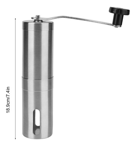 Molinillo De Café Molino Manual Portátil De Acero Inoxidable