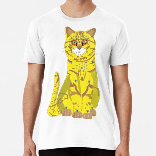 Remera 65 Mcmlxv Estampado De Gato Disco Amarillo Con Pedrer