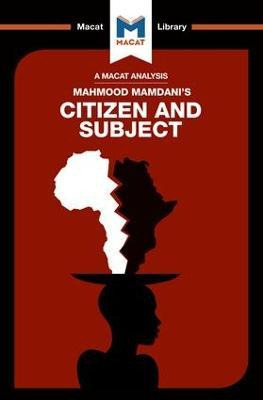 Libro An Analysis Of Mahmood Mamdani's Citizen And Subjec...