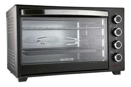 Imagen 2 de 3 de Horno De Mesa Eléctrico Smartlife Sl-tor050 50l Negro 220v