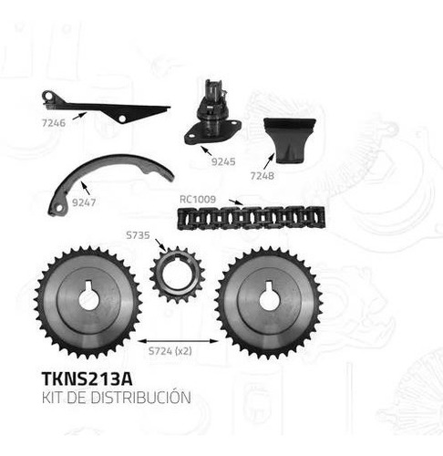 Kit Distribucion Tiempo Nissan 200sx 2.0 Sr20de 1995-1998