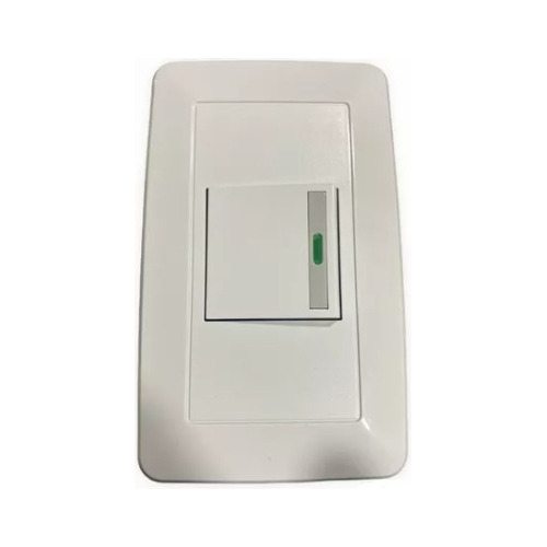 Apagador Interruptor 1 Moderno Sencillo Blanco