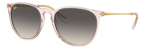 Anteojos de sol Ray-Ban Erika M, color rosa con marco de inyectado estandar - RB4171