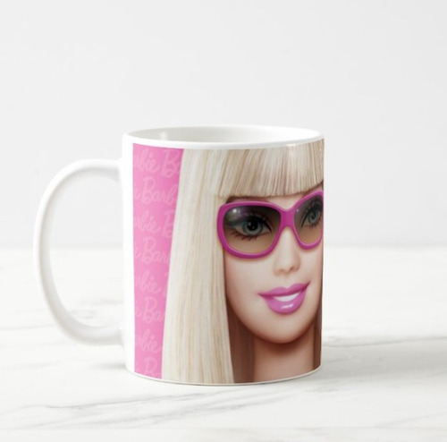 Caneca Porcelana Personalizada Barbie 4