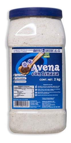 Avena Maya Drink 2kg Sin Azúcar, Ni Conservadores