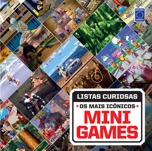 Coleção Listas Curiosas - Os Mais Icônicos Mini Games, de Editora Europa. Editorial Editora Europa Ltda., capa mole em português, 2021