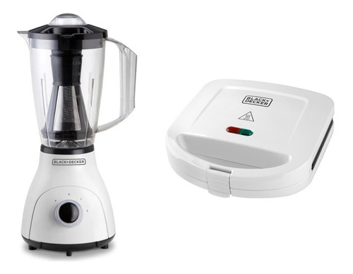 Combo Black+decker Licuadora Bl1002f + Sandwichera Sm24520