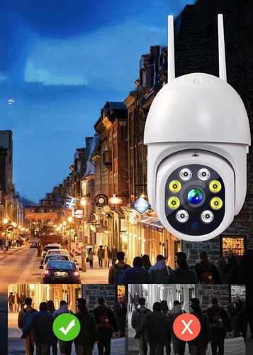 Camara De Seguridad Ip Wifi Robotizada 360° Para Exteriores