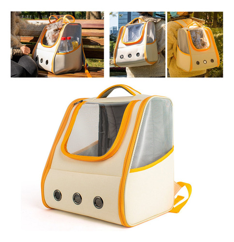 Mochila For Mascotas Con Forma De Gato, Bolsa De Transporte