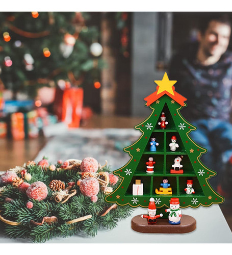 Organizador De Mesa Navideño De Madera Hondony: Mejora Tu Ho
