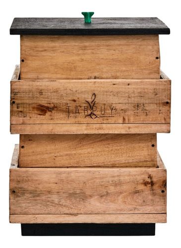 Imagen 2 de 9 de Compostera Tarpuy Ichik 70 L Madera Int/jardín Redcompostaje