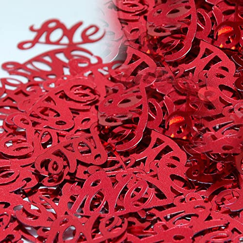 Confeti Palabra  Love  Rojo  retail Pack # 7756  ultima