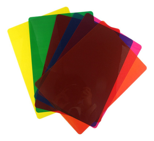 Dyslexia Color Overlay Sheets 6 Colors 12pcs