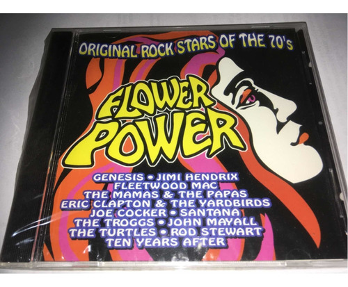 Flower Power Rock 70s Genesis Clapton Cocker...cd Nuevo