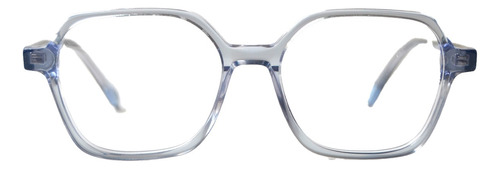 Lentes Armazon Receta Lectura Hombre Mujer Hadar Vittoria Azul Claro