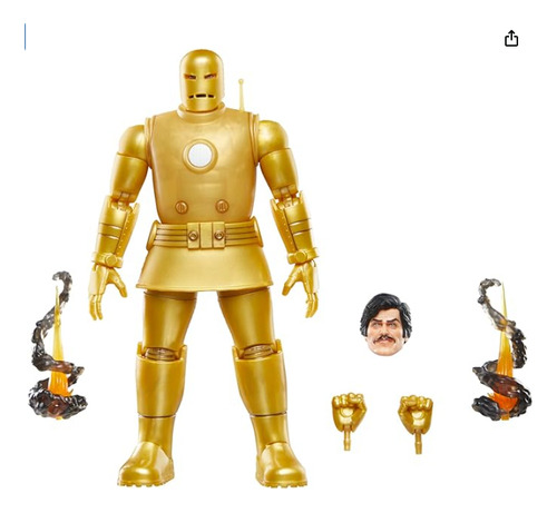 Ironman Hasbro Articulado Estilo Retro Con Accesorios
