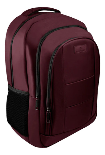 Mochila Para Laptop 15.6-17 Pulgadas Morada Pc-084969 Diseño De La Tela Lisa