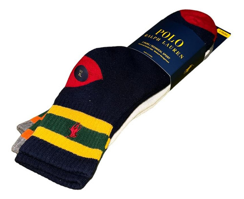 Calcetines/calcetas Polo Ralph Lauren Pack 3 Multicolor Unitalla