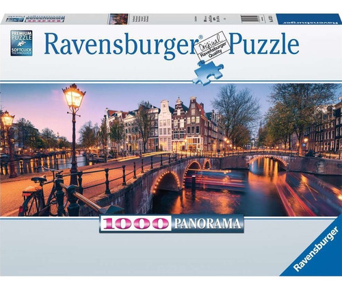 Ravensburger 16752 Evening in Amsterdam 1000 piezas